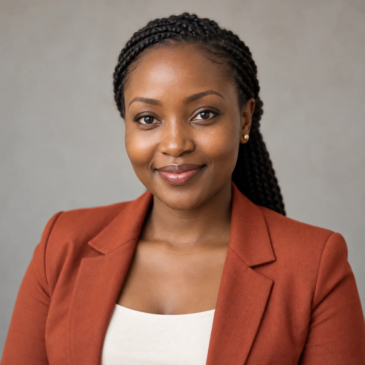 Illustrative generated portrait for fictional profile Wanjiku Njeri